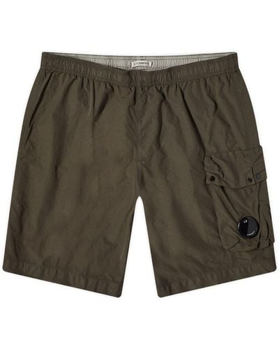 C.P. Company Flatt Nylon Swim Shorts - Green