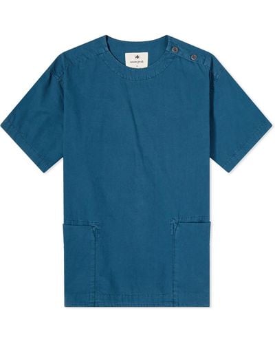 Snow Peak Recycled Cotton T-Shirt - Blue