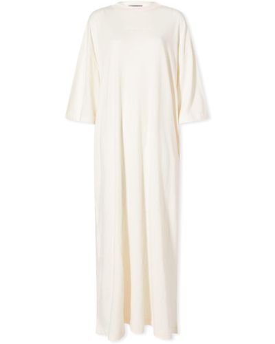 Fear Of God Essentials 3/4 Sleeve Dress - White