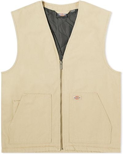 Dickies Duck Canvas Smmr Vest - Natural