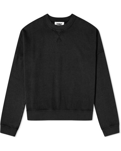 YMC Earth Almost Grown Sweatshirt - Black