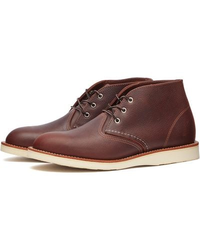 Red Wing Wing 3141 Heritage Work Chukka - Brown