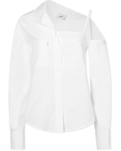Coperni Asymetric Shirt - White