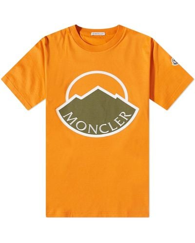 Moncler Logo T-Shirt - Orange
