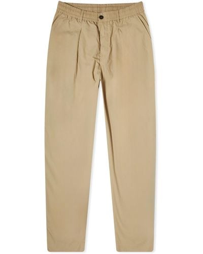 Universal Works Recycled Poly Oxford Pants - Natural