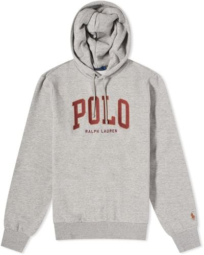 Polo Ralph Lauren Polo University Logo Hoodie - Grey