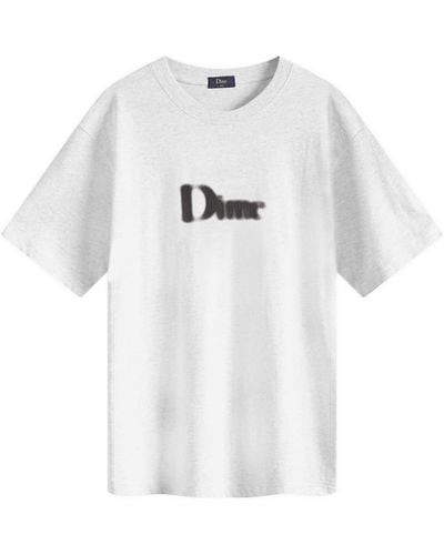 Dime Classic Blurry T-Shirt - White