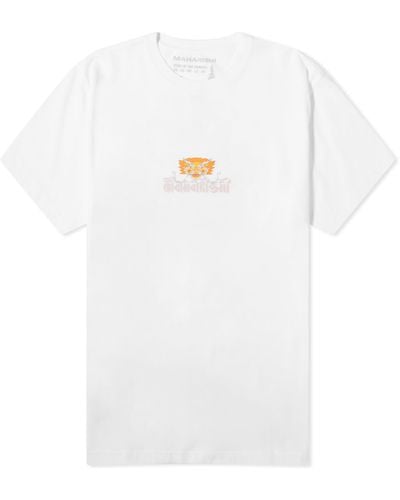 Maharishi Tashi Mannox Abundance Circle T-Shirt - White
