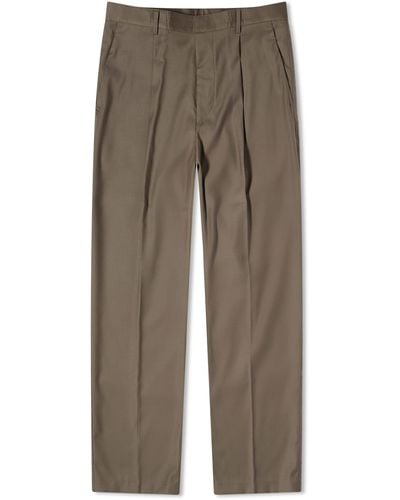 Uniform Bridge Wide Slack Pants - Gray