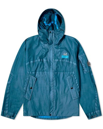 C.P. Company Gore G-Type Hooded Jacket - Blue