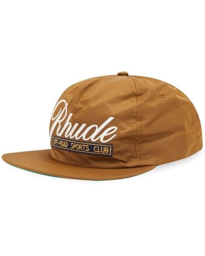 Rhude Sports Club Nylon Cap - Brown