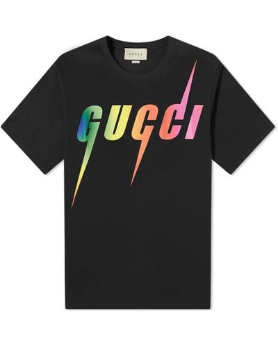 Gucci Rainbow Blade T-shirt - Black