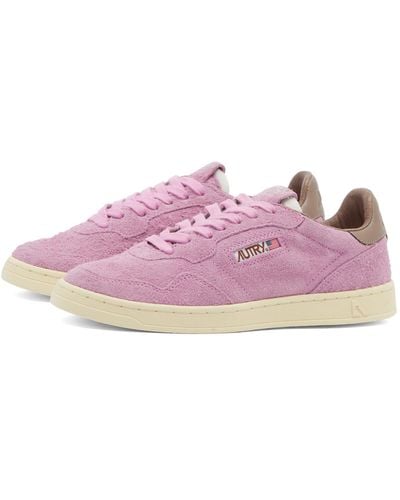 Autry Flat Low Trainers - Pink