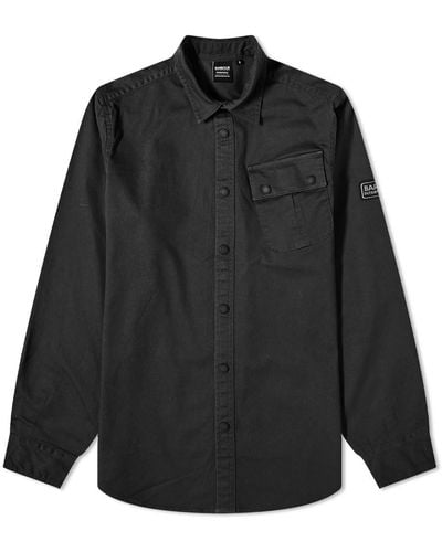 Barbour International Graphite Overshirt - Black