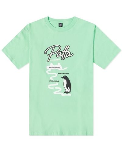 PATTA Penguin T-shirt - Green