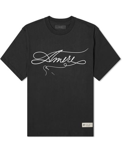 Amiri Stitch T-Shirt - Black