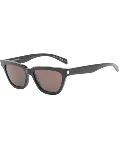 Saint Laurent Dark Grey Smoke Cat Eye Ladies Sunglasses SL 462 SULPICE 001  53 889652346069 - Sunglasses - Jomashop