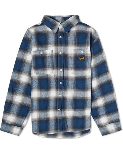 Stan Ray Check Flannel Shirt - Blue