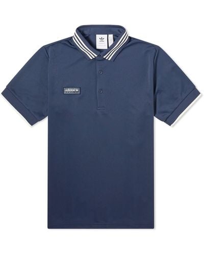adidas Adidas Spzl Polo Shirt - Blue