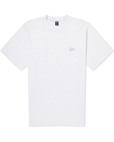 PATTA Perfect Hug T-Shirt Light Melange - White