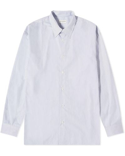 Dries Van Noten Croom Stripe Poplin Shirt - White