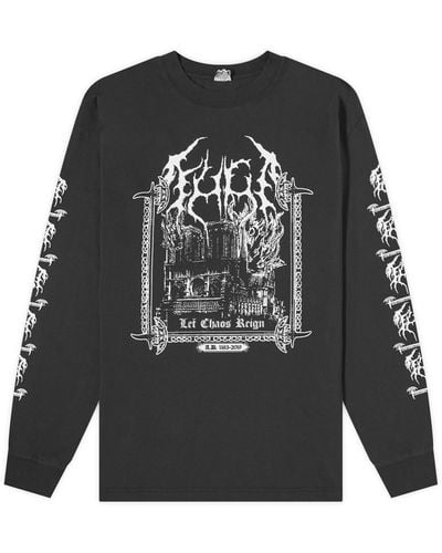 Fuct Notre Dame Long Sleeve T-Shirt - Gray