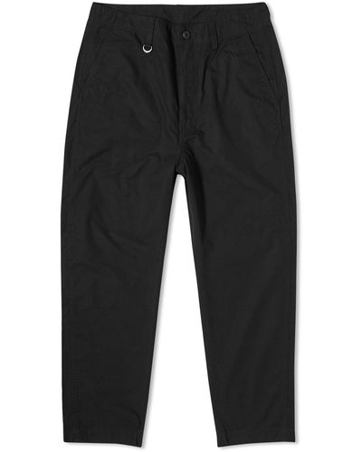 Uniform Experiment Ripstop Tapered Utility Trousers - Black