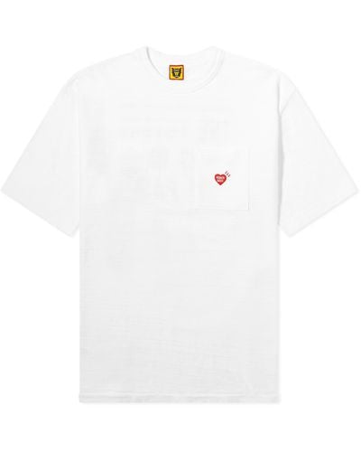 Human Made Heart Pocket T-Shirt - White