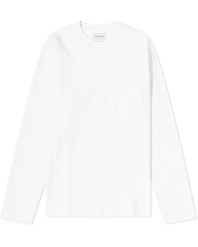 Oliver Spencer Long Sleeve Heavy T-Shirt - White