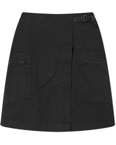 Gramicci Wrap Mini Skirt - Black