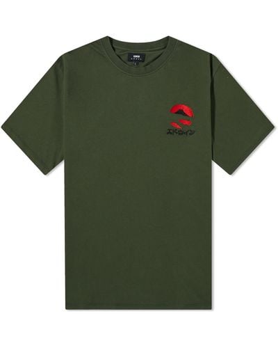 Edwin Kamifuji Chest T-Shirt - Green