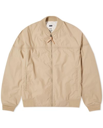 Nanamica Cadet Bomber Jacket - Natural