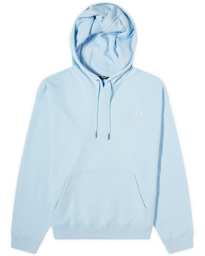 Versace Milano Stamp Embroidery Hoodie - Blue