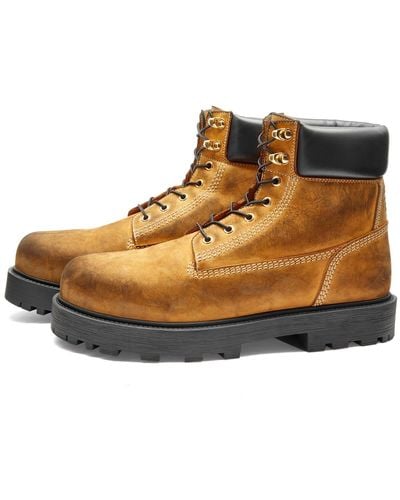 Givenchy Lace Up Work Boot - Brown