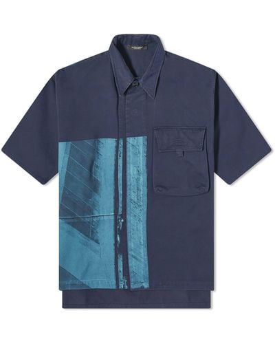 A_COLD_WALL* Strand Short Sleeve Shirt - Blue