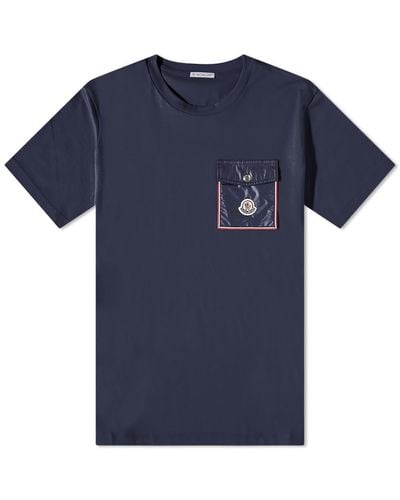 Moncler Pocket T-Shirt - Blue