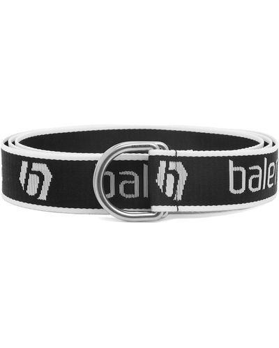Balenciaga D-Ring Webbing Belt - Black