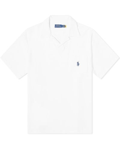 Polo Ralph Lauren Cotton Terry Polo Shirt - White