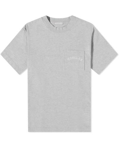 Moncler Pocket T-Shirt - Gray
