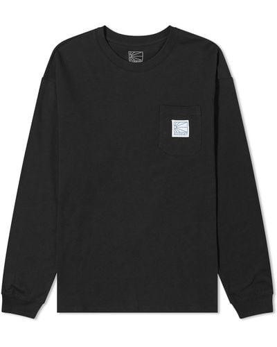 Rassvet (PACCBET) Pocket Tag Long Sleeve T-Shirt - Black