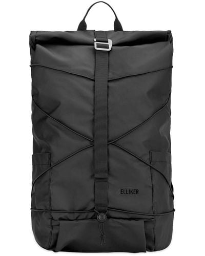 Elliker Dayle Rolltop Backpack - Black