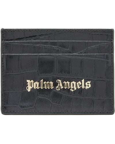 Palm Angels Logo Card Holder - Black