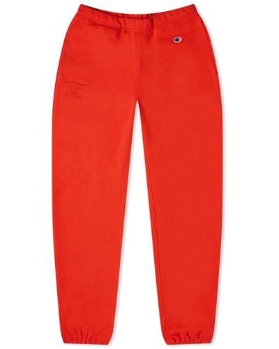 Champion X Wtaps Sweat Trousers - Red
