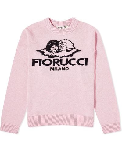 Fiorucci Milano Angels Sweater - Pink
