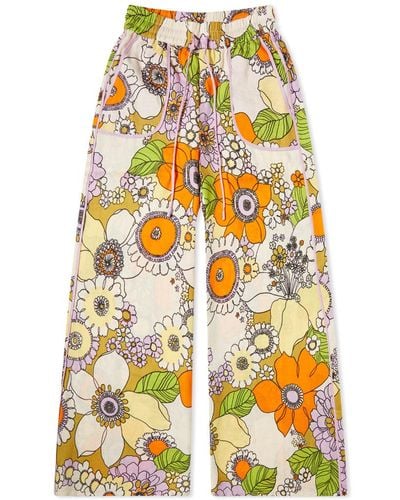 ALÉMAIS Farrah Floral Print Trouser - Multicolour