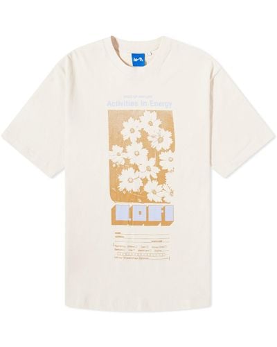 LO-FI Wake Up T-Shirt - White