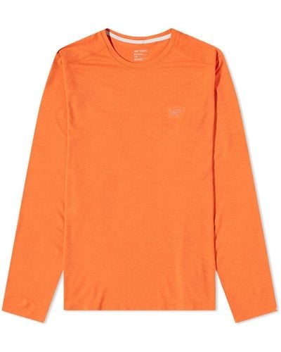Arc'teryx Long Sleeve Cormac T-shirt - Orange