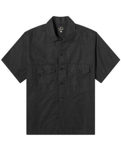 Needles Short Sleeve Fatigue Shirt - Black
