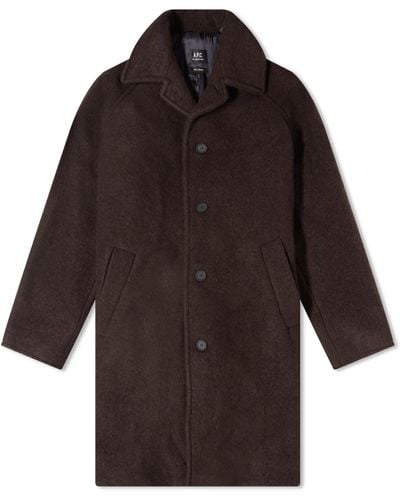A.P.C. Gaston Wool Overcoat - Brown