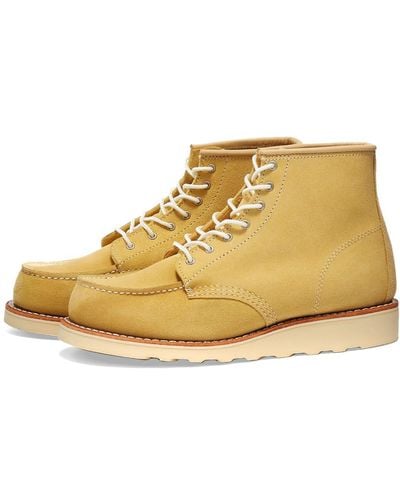 Red Wing Heritage 6" Moc Toe Boot - Natural